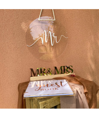 Décoration de tablemariage Mr & Mrs