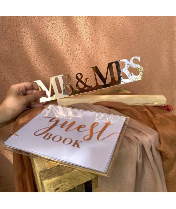 Décoration de tablemariage Mr & Mrs