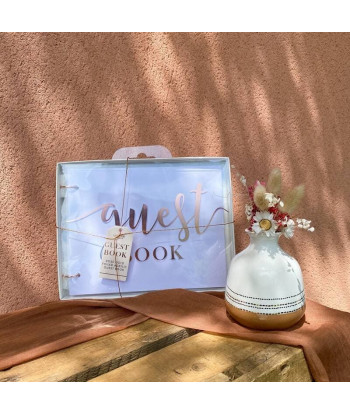 Livre d'or en plexiglas transparent