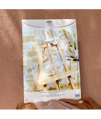 pochoir pour panneau mariage 