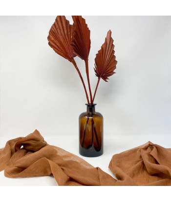 Bouteille en verre ambré