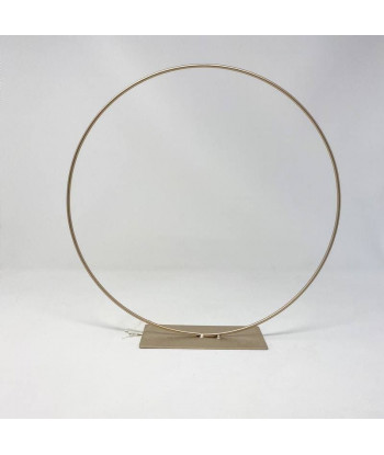 Centre de table cercle champagne 30 cm