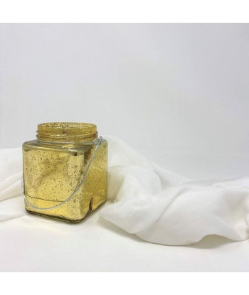 Photophore en verre avec anse