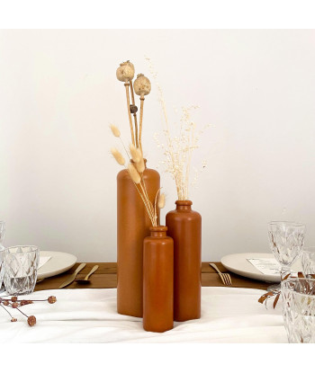 Bouteille vase terracotta - petit modele