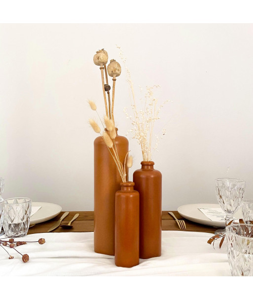 Bouteille vase terracotta - petit modele