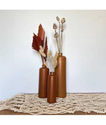 Bouteille vase terracotta - petit modele