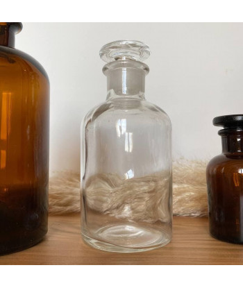 Flacon "Apothicaire" verre transparent 250 ml