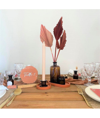 Fleurs séchées palmier rose palm spear