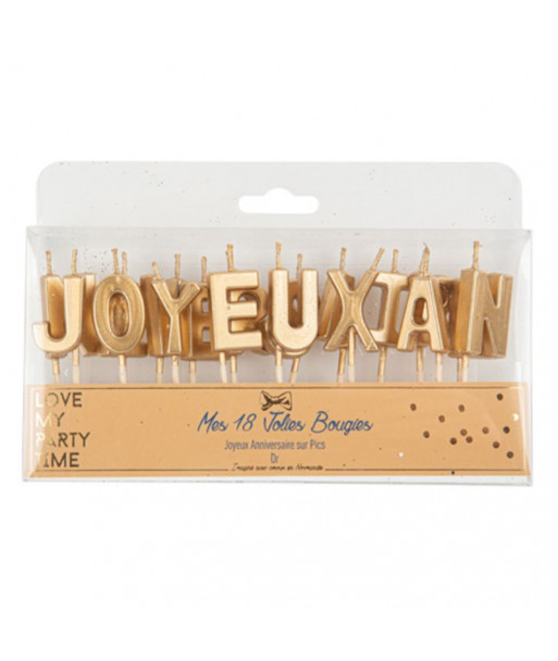 Bougies d'anniversaire