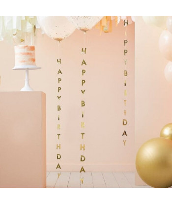 Guirlande anniversaire originale