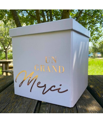 Urne blanche et rose gold