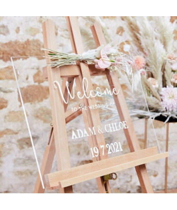 Panneau en acrylique transparent personnalisable