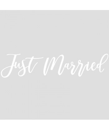 Autocollant pour voiture "Just Married