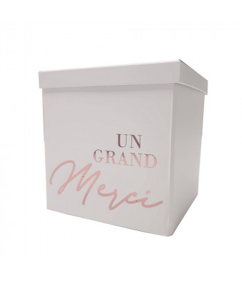Urne blanche et rose gold