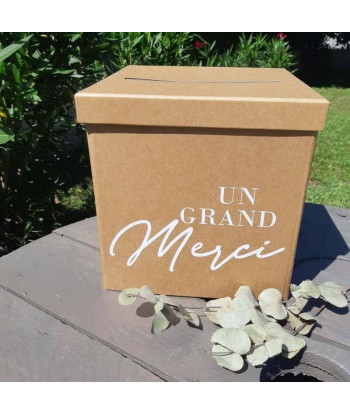 Urne kraft "un grand merci"