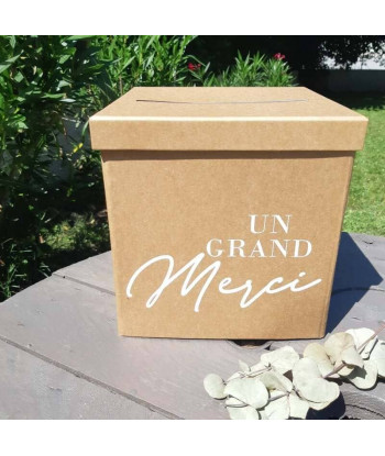 Urne kraft "un grand merci"