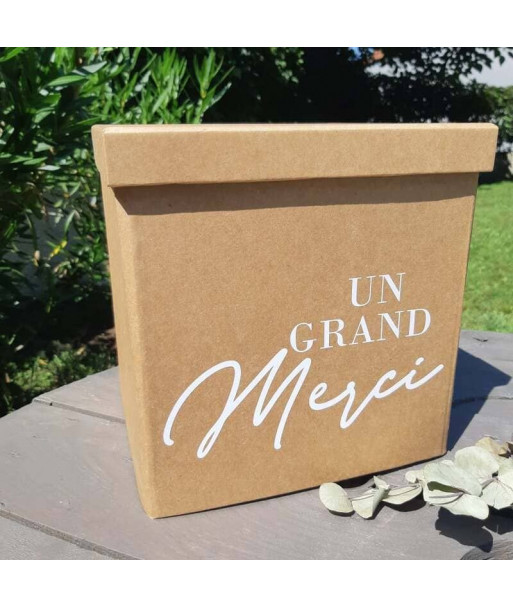 Urne kraft "un grand merci"