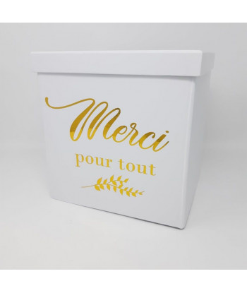 Urne blanche "merci pour tout"