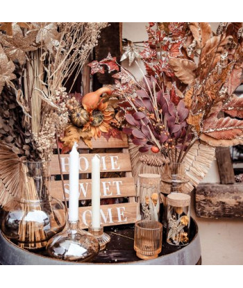 petit vase en verre strié et fumé