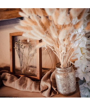 Vase avec paillettes or