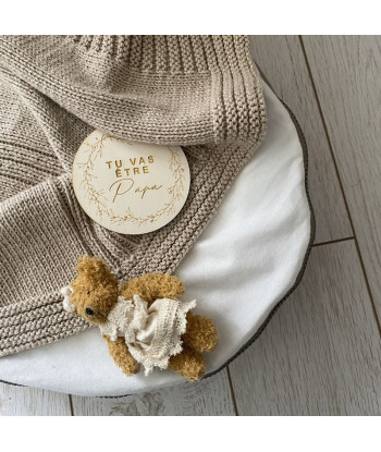 Médaillon annonce grossesse