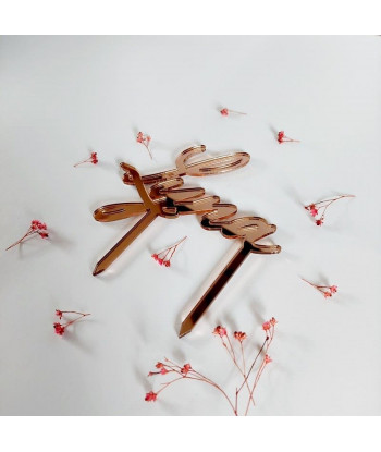 Cake topper prénom - personnalisable