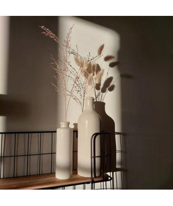 Bouteille en grès beige 