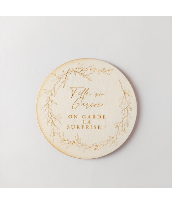 Médaillon annonce sexe - surprise