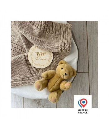 Médaillon annonce grossesse