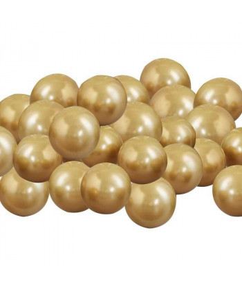 Ballons de baudruches dorés