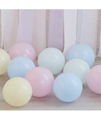 Ballons de baudruches pastels x40