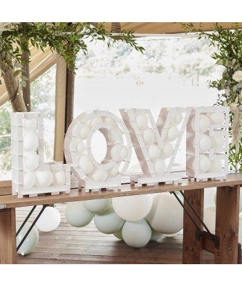 Support pour ballons - LOVE