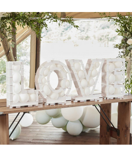 Support pour ballons - LOVE