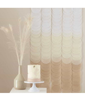 Rideau en papier de soie