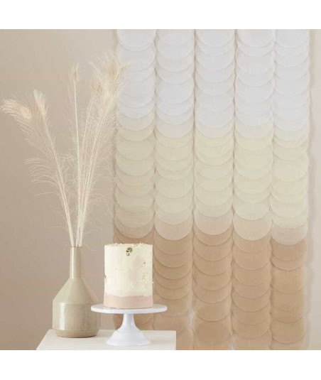 Rideau en papier de soie