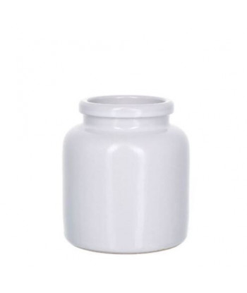 Petit vase en grès blanc