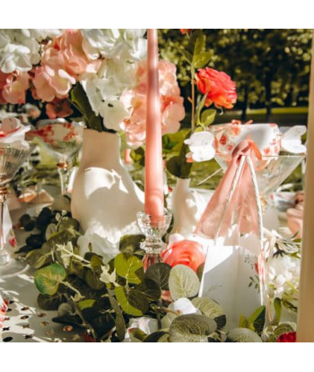 Bougeoir vintage en verre transparent