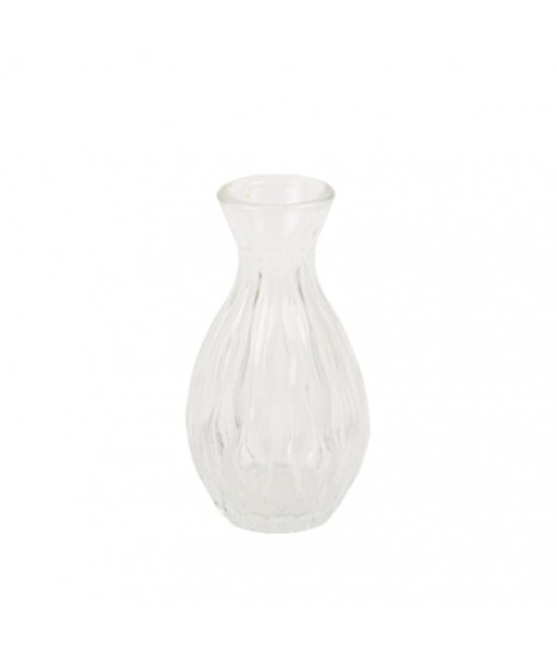 Vase romantique en verre transparent