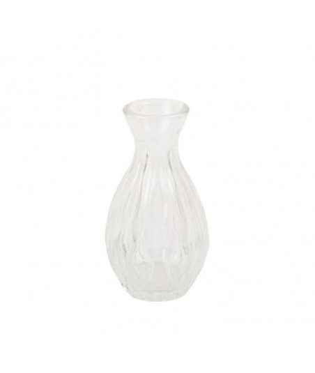 Vase romantique en verre transparent