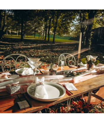 Vase rainuré terracotta ambré