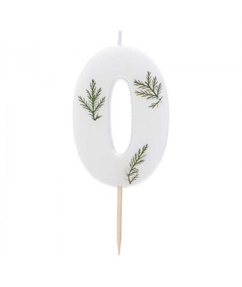 Bougie d'anniversaire numéro