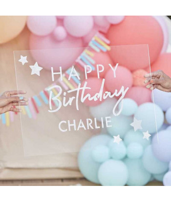 Pochoirs pour chiffres et lettres d'anniversaire