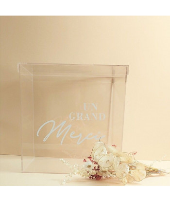 Urne transparente personnalisable