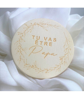 Médaillon annonce grossesse