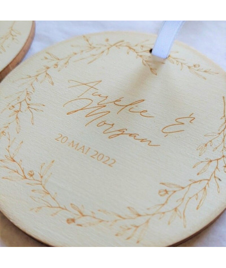 Cercle fleuri personnalisé