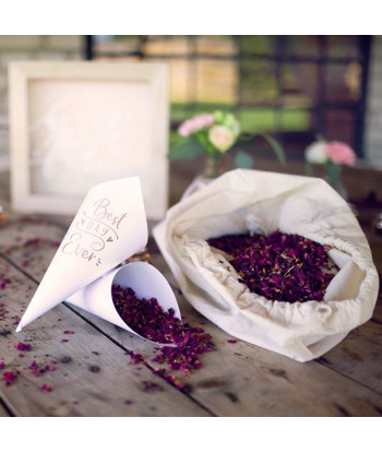 Confettis naturels de pétales séchés