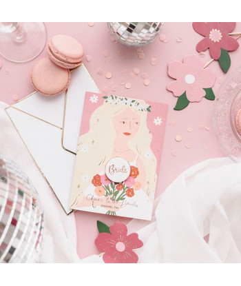 Cupcake toppers fleurs roses