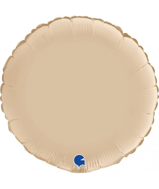 Ballon rond - satin crème