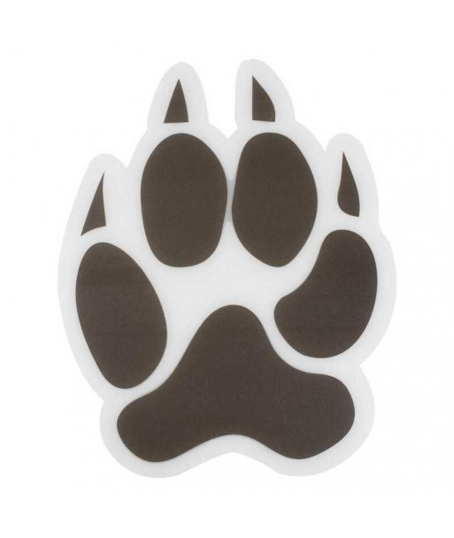 Décoration anniversaire jungle stickers empreintes d'animaux