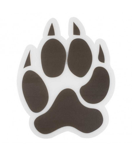 Décoration anniversaire jungle stickers empreintes d'animaux